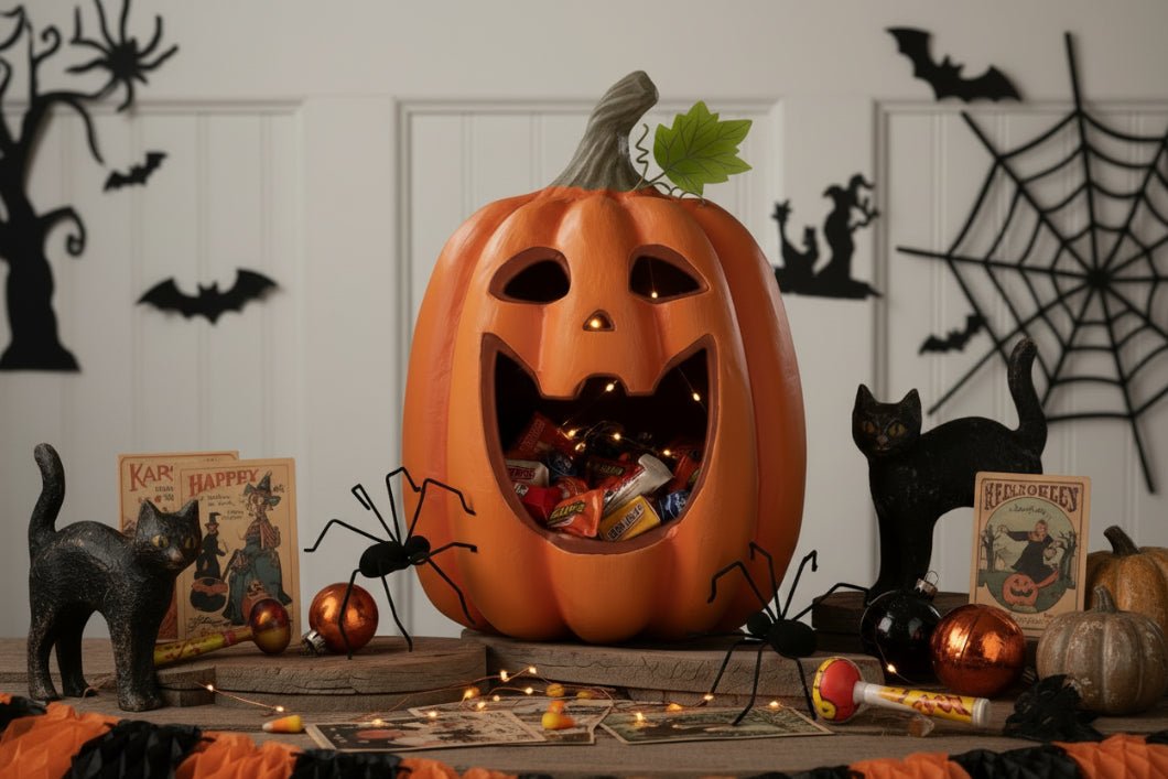Bethany Lowe Halloween 15.75" Big Mouth Jack O&