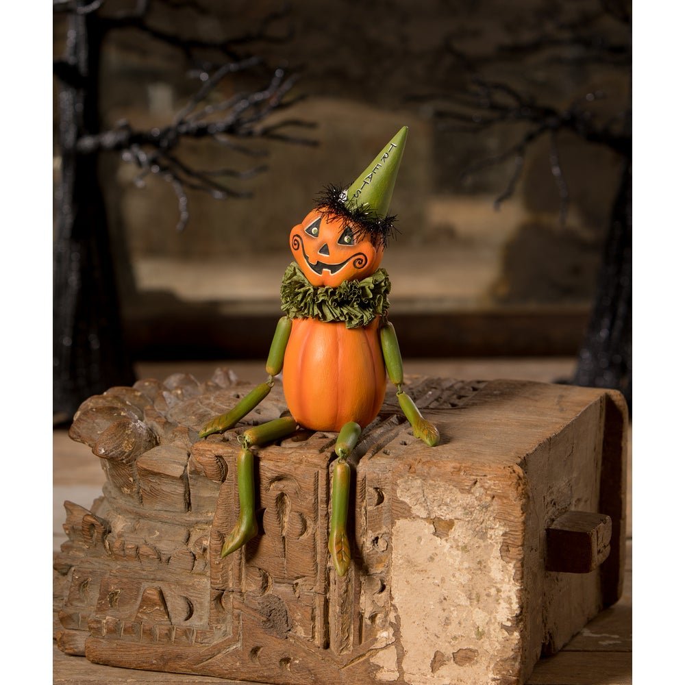 Bethany Lowe Halloween Treats Party Pumpkin Head LA3054 - The Primitive Pineapple Collection