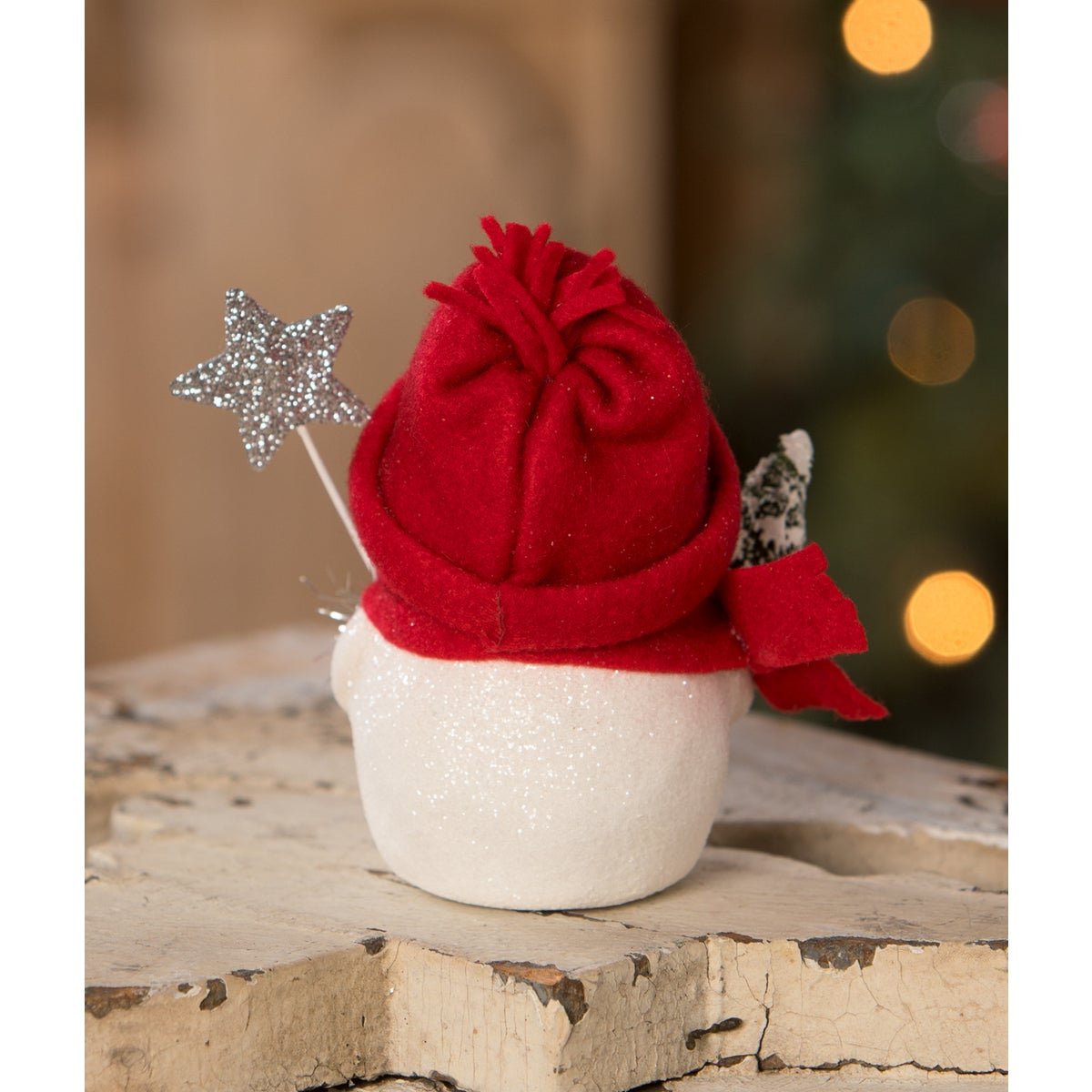 Bethany Lowe Christmas Shining Star Snowgirl MA3082 - The Primitive Pineapple Collection