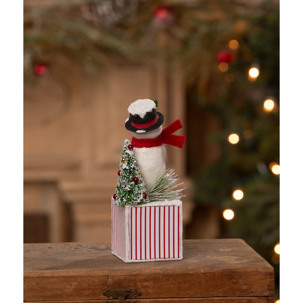 Bethany Lowe Christmas Merry & Bright Snowman MA4076 - The Primitive Pineapple Collection