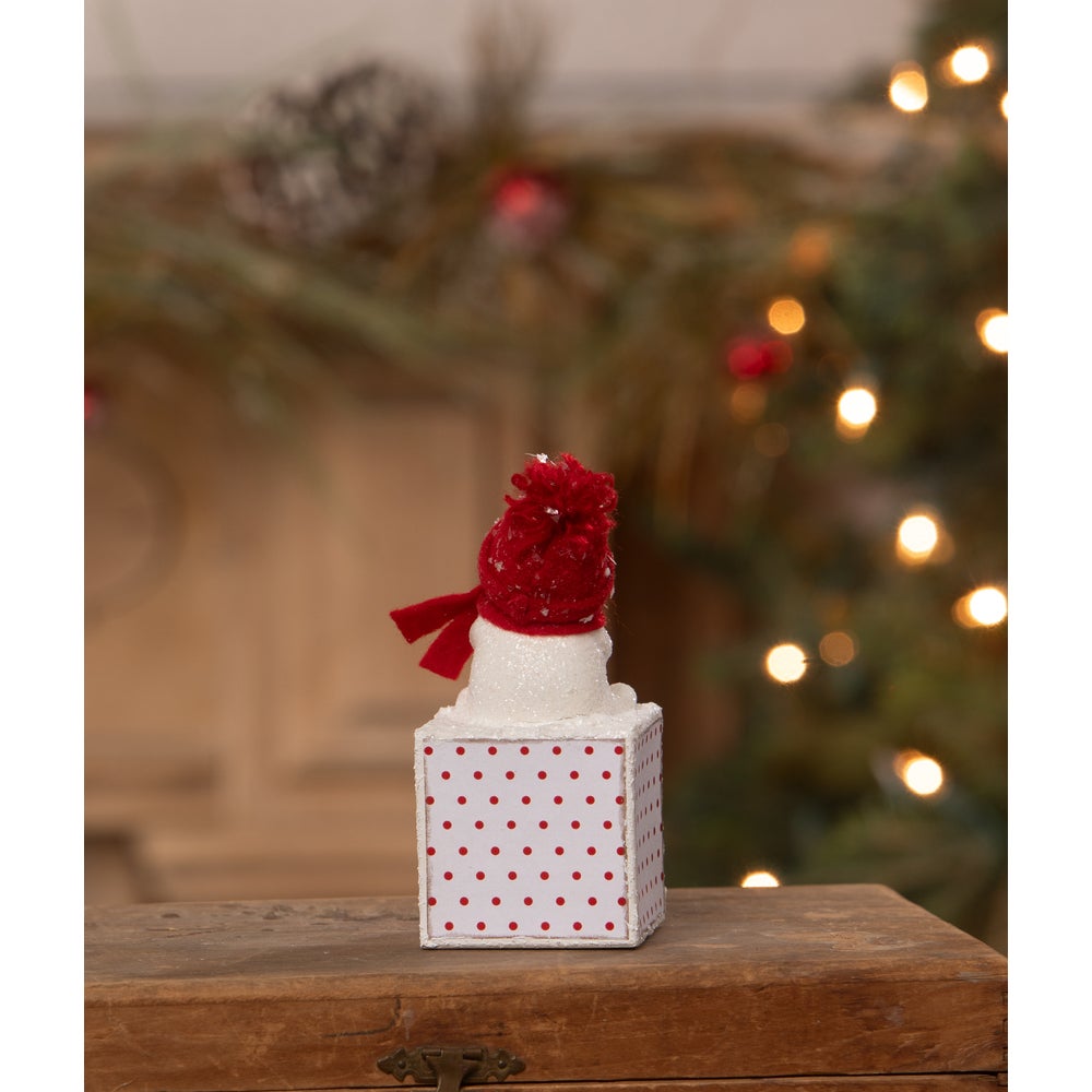 Bethany Lowe Christmas Holly Jolly Snowgirl MA4077 - The Primitive Pineapple Collection