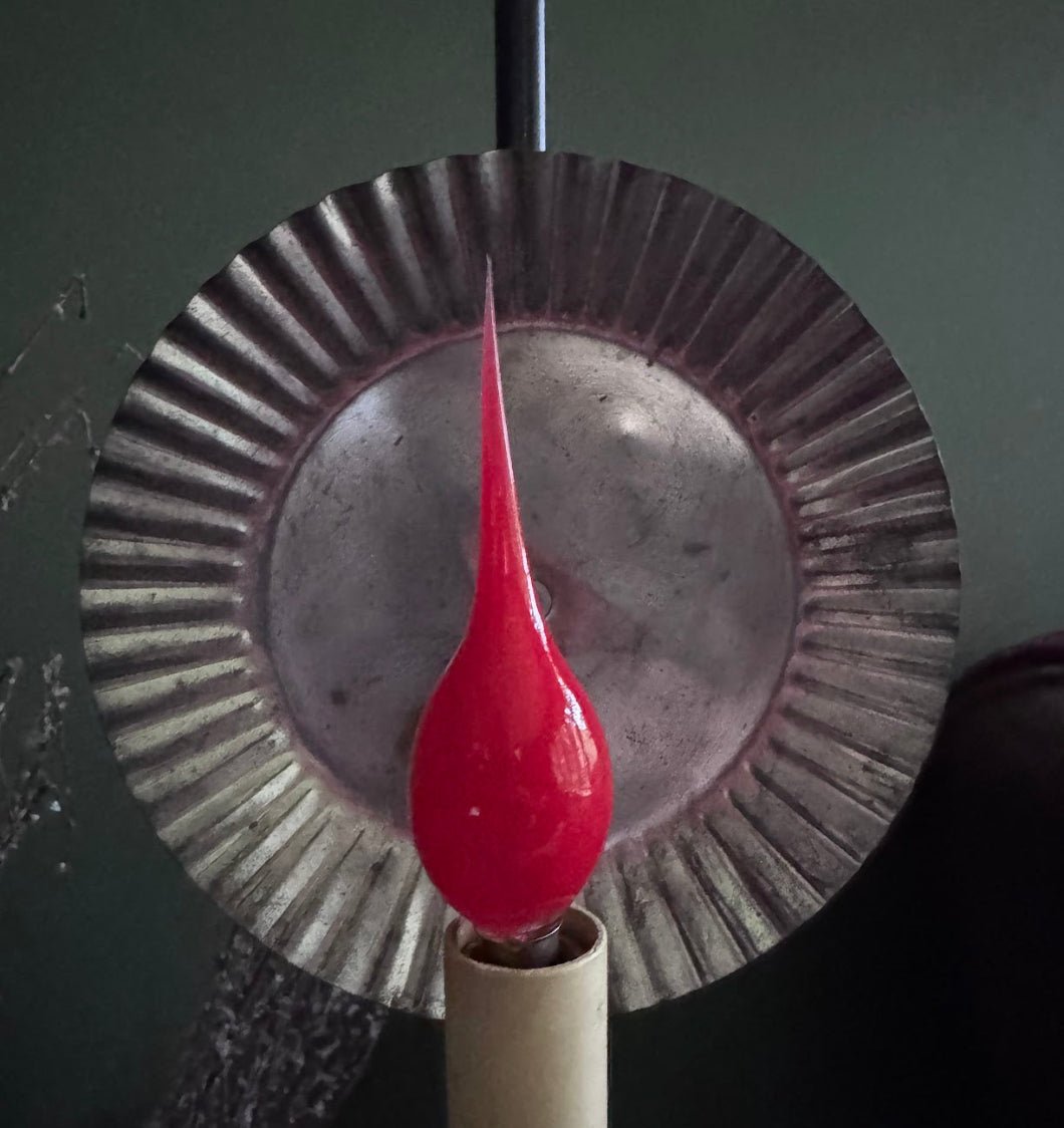 Primitive/Farmhouse 5 watt Red Silicone Light Bulb - The Primitive Pineapple Collection