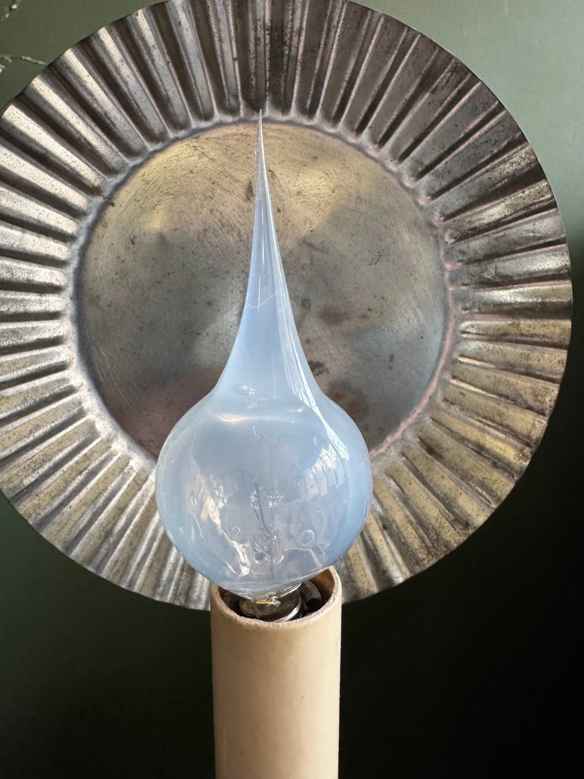 Primitive Farmhouse 5 watt Clear Round Dipped Silicone Bulb - The Primitive Pineapple Collection