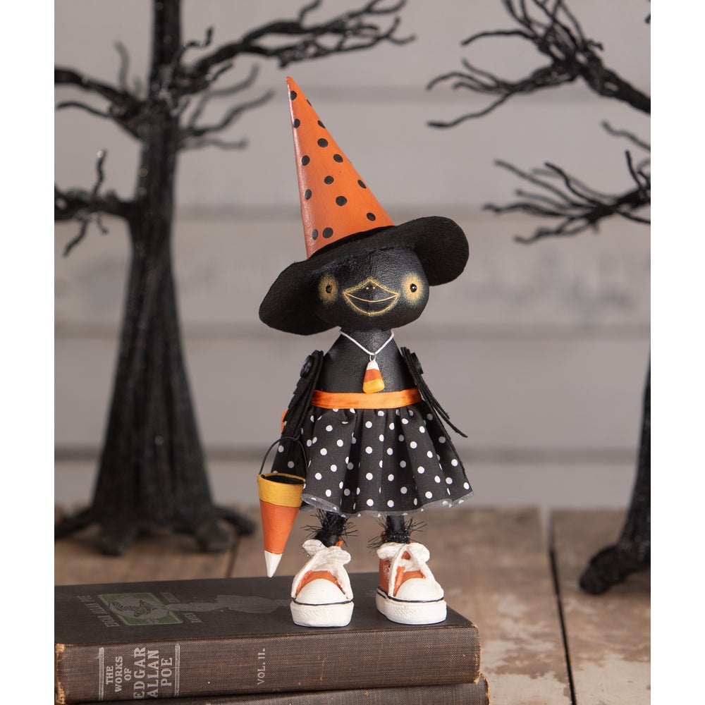 Bethany Lowe Halloween Clara Crowloff RS4123 - The Primitive Pineapple Collection