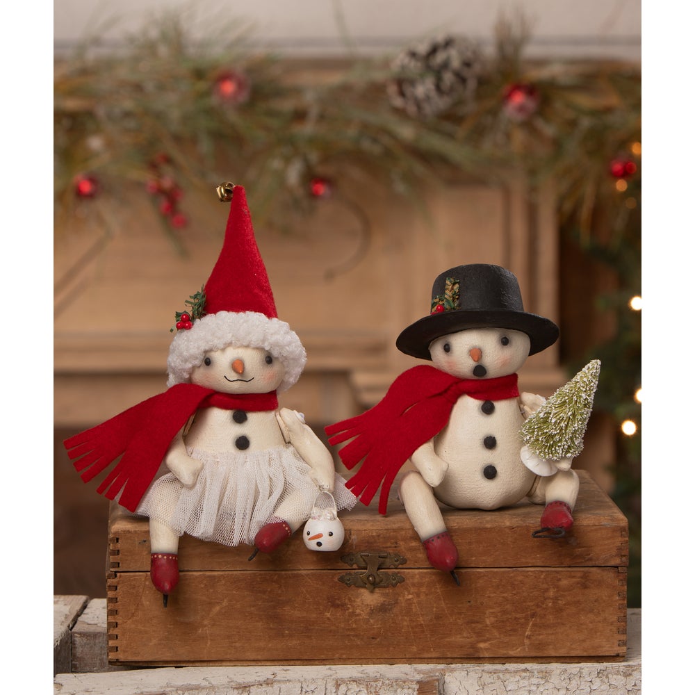 Bethany Lowe Christmas Bing Flake RS4126 - The Primitive Pineapple Collection
