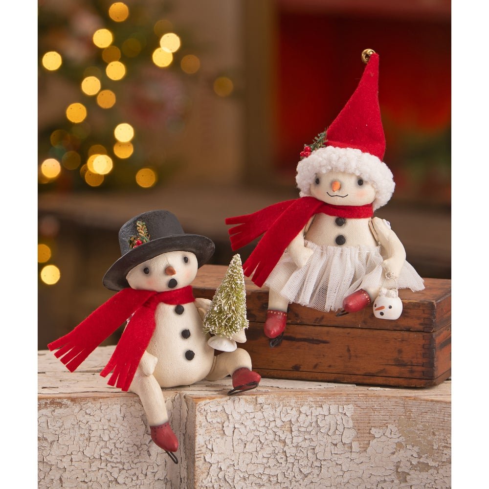 Bethany Lowe Christmas Bing Flake RS4126 - The Primitive Pineapple Collection