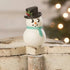 Bethany Lowe Christmas Snowman Luminary Peeking TJ2340 - The Primitive Pineapple Collection