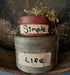 Primitive Handcrafted "Simple Life" Stacked Colonial Boxes 5"H Sweet Annie - The Primitive Pineapple Collection