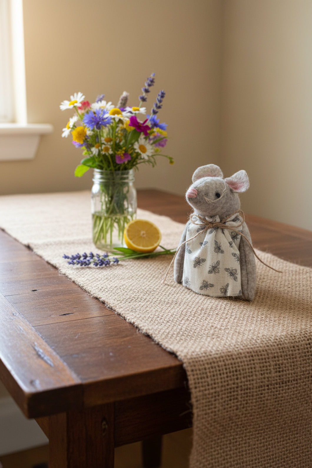 Handcrafted Sweet Mouse w/ Bee Dress