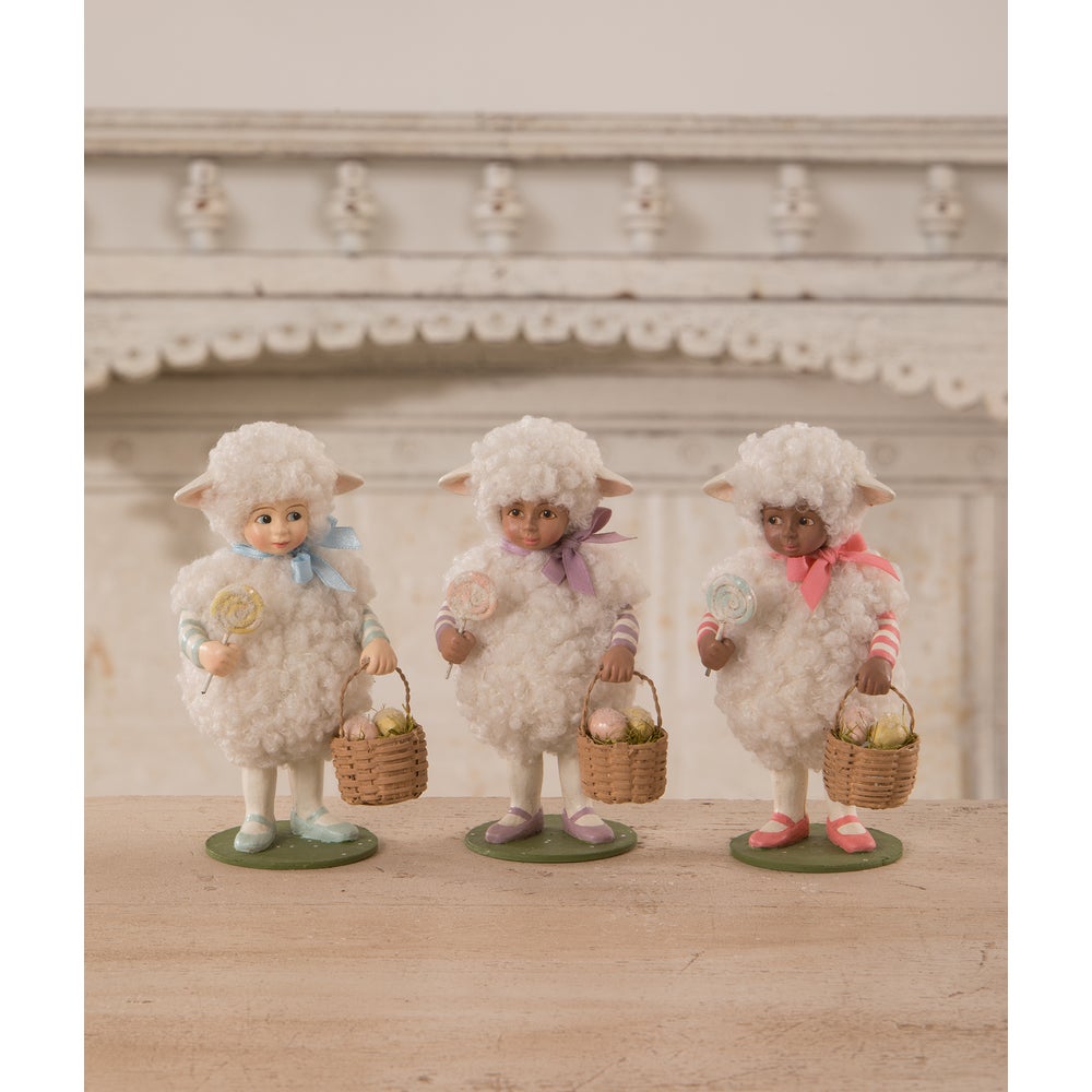 Bethany Lowe Easter Springtime Little Molly Lamb TD1136 - The Primitive Pineapple Collection