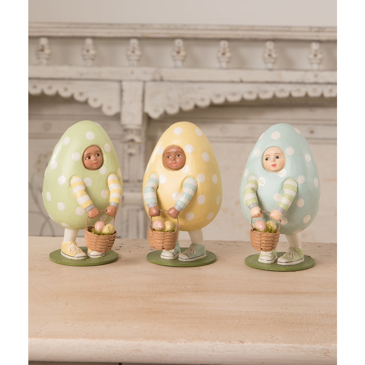 Bethany Lowe Easter Egg Boy Drew Figurine TD1140 - The Primitive Pineapple Collection