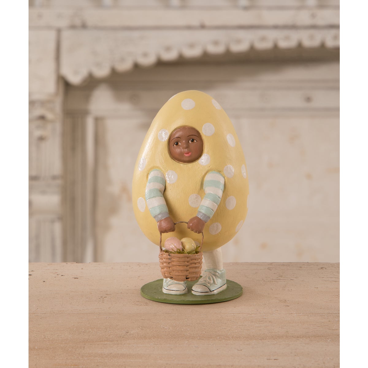 Bethany Lowe Easter Egg Boy Drew Figurine TD1140 - The Primitive Pineapple Collection