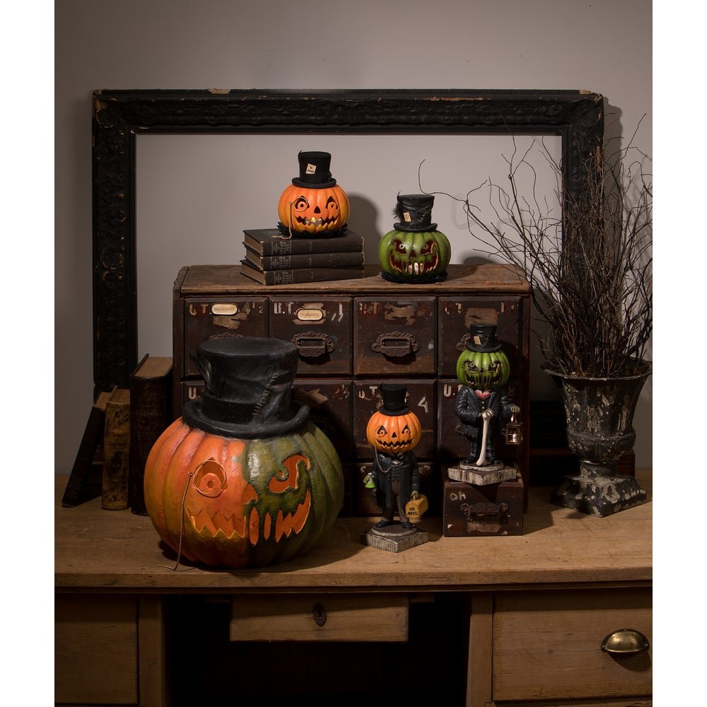 Bethany Lowe Halloween Jekyll & Hyde Pumpkin TD3139 - The Primitive Pineapple Collection