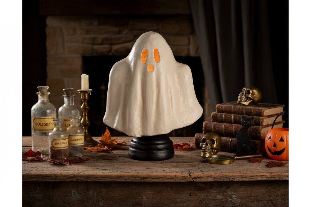Bethany Lowe Halloween Ghost Boo Lantern TD3140 - The Primitive Pineapple Collection