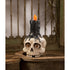 Bethany Lowe Halloween Skull Black Candle Holder TD3142 - The Primitive Pineapple Collection