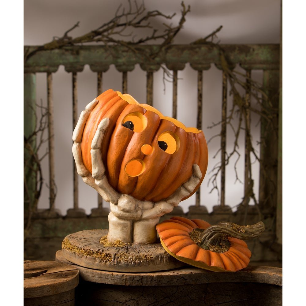 Bethany Lowe Halloween Ut - Oh Gotcha Pumpkin TD3143 - The Primitive Pineapple Collection