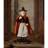 Bethany Lowe Halloween Vintage Witch with Broom Container TD3155 - The Primitive Pineapple Collection