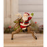 Bethany Lowe Christmas Retro Santa Riding Reindeer TD3174 - The Primitive Pineapple Collection