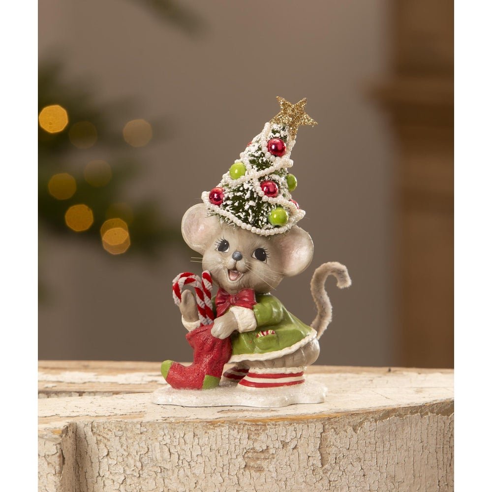 Bethany Lowe Christmas Memzi Mouse TD3181 - The Primitive Pineapple Collection