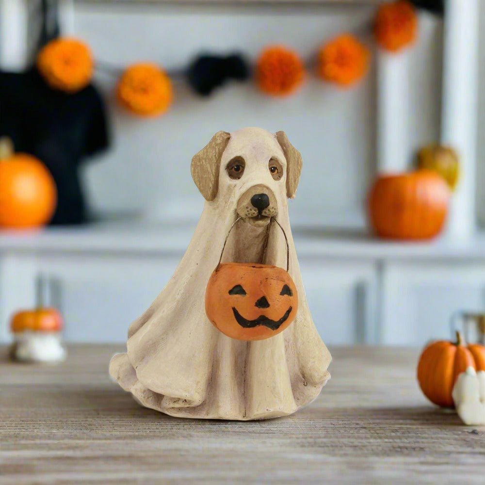 Bethany Lowe Halloween Ghost Dog TD4021 - The Primitive Pineapple Collection