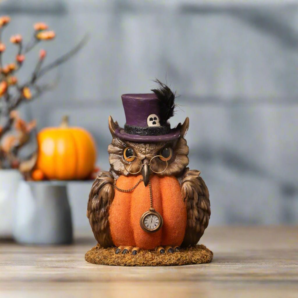 Bethany Lowe Halloween Mr. Hootsworth TD4131 - The Primitive Pineapple Collection