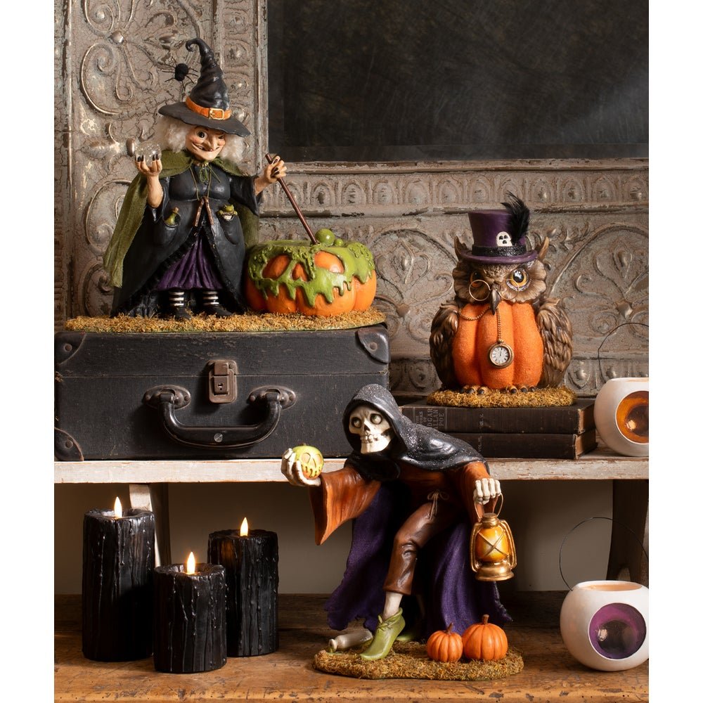 Bethany Lowe Halloween Mr. Hootsworth TD4131 - The Primitive Pineapple Collection