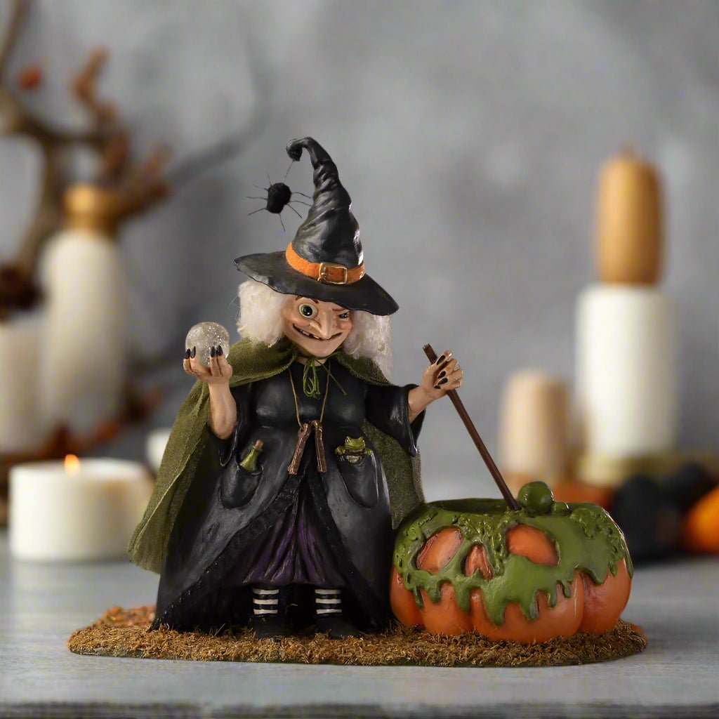 Bethany Lowe Halloween Poison Brewing Pruella TD4135 - The Primitive Pineapple Collection