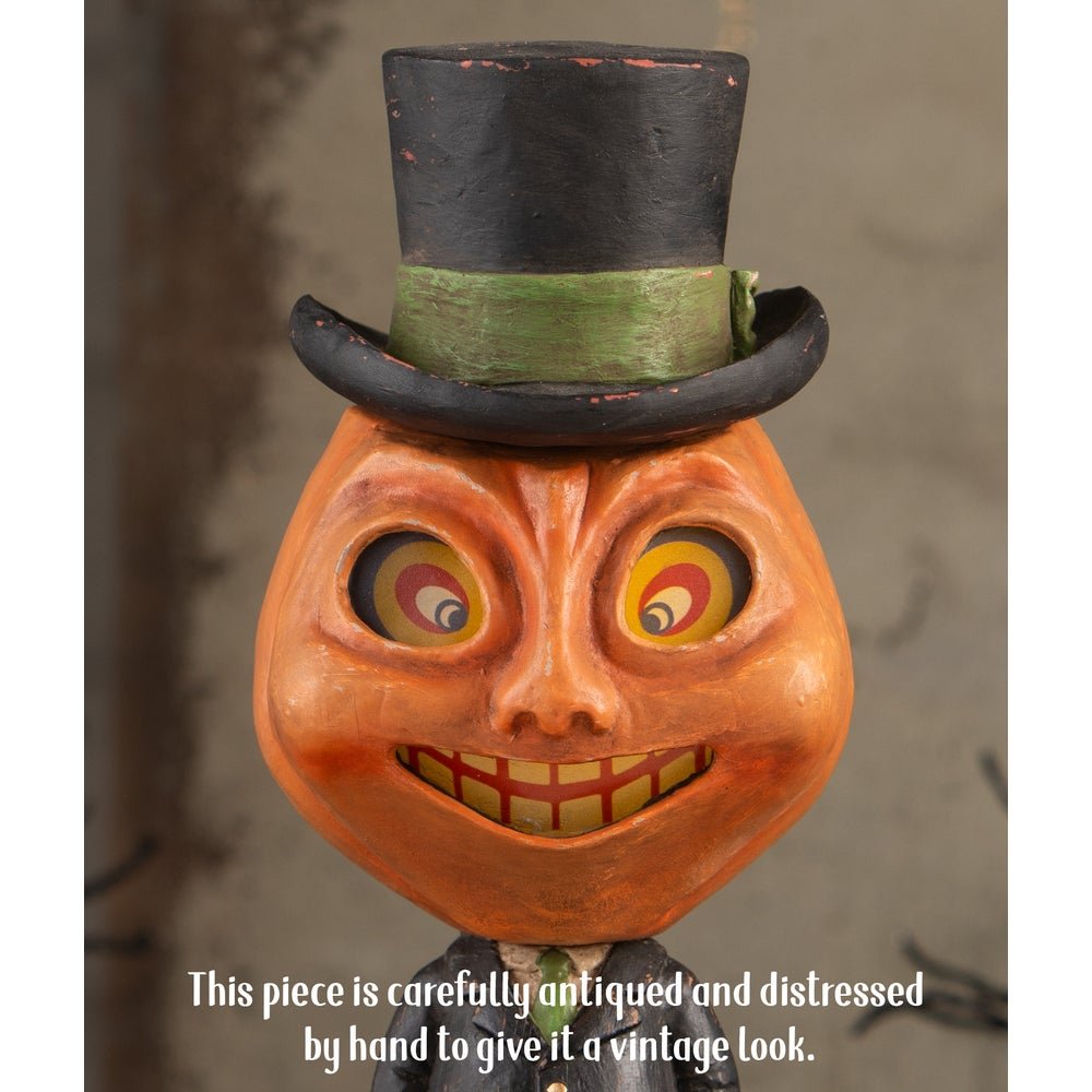 Bethany Lowe Halloween Dashing Peter Pumpkinhead TD4151 - The Primitive Pineapple Collection