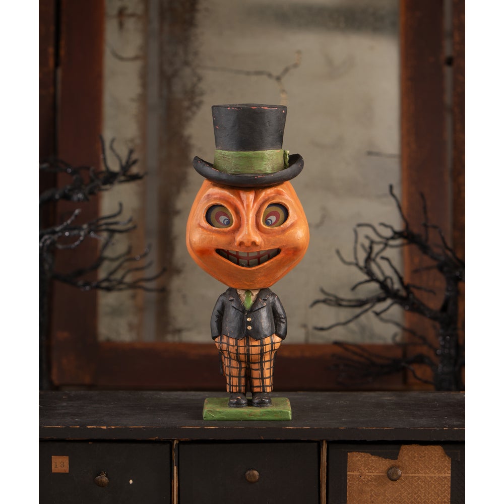 Bethany Lowe Halloween Dashing Peter Pumpkinhead TD4151 - The Primitive Pineapple Collection