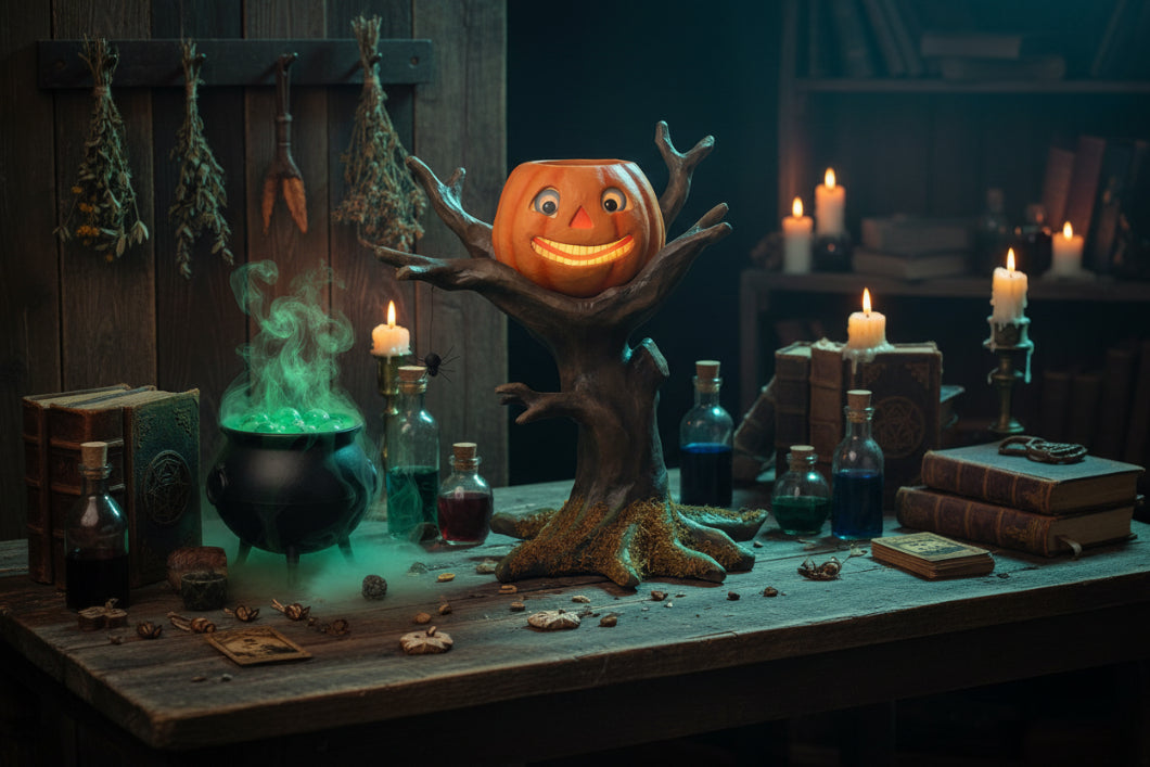 Bethany Lowe Halloween Pumpkin Hollow Hideaway TD4153 - The Primitive Pineapple Collection