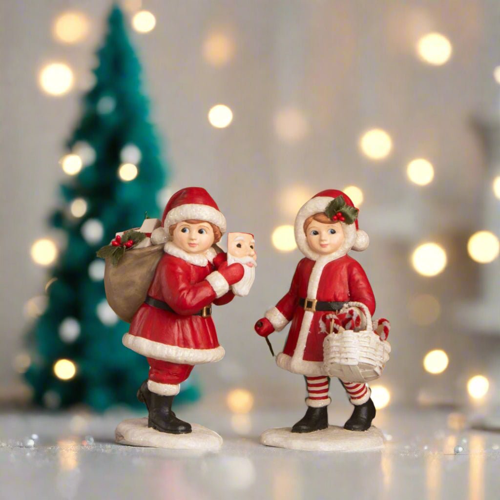 Bethany Lowe Christmas Pretending to be Santa TD4171 - The Primitive Pineapple Collection