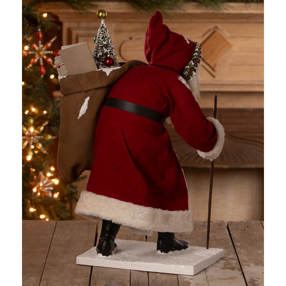Bethany Lowe Christmas Old St. Nick with Bag of Toys TD4179 - The Primitive Pineapple Collection