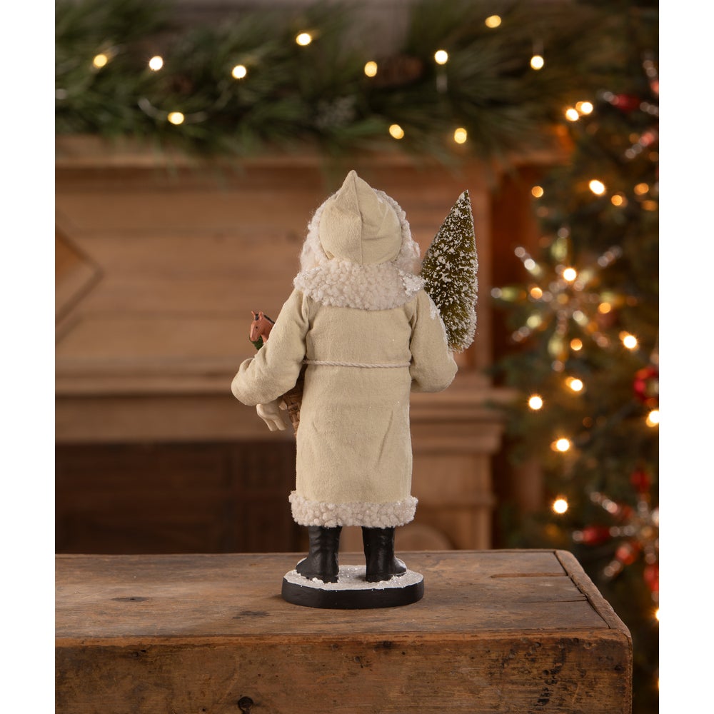 Bethany Lowe Christmas Small Santa with Toy Basket TD4182 - The Primitive Pineapple Collection