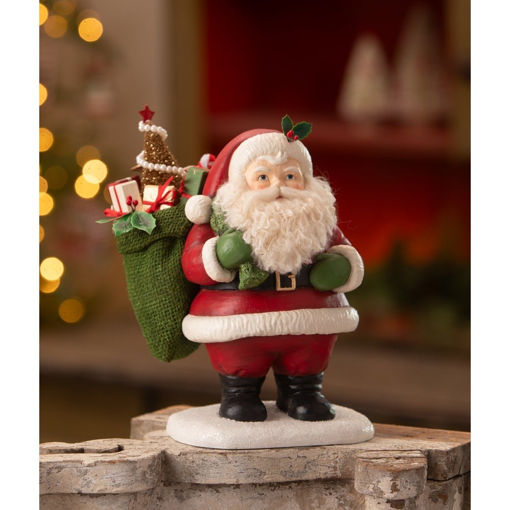 Bethany Lowe Christmas Jolly Retro Santa Claus TD4185 - The Primitive Pineapple Collection