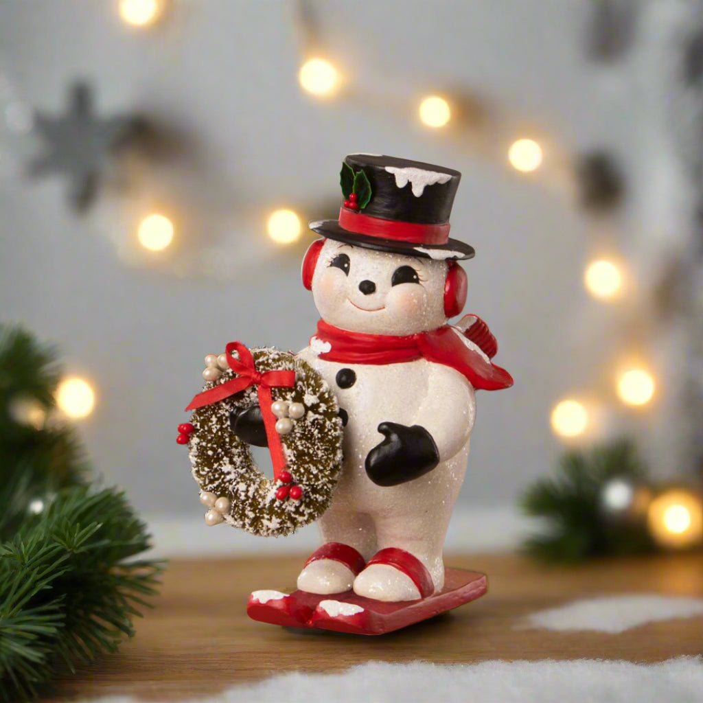 Bethany Lowe Christmas Snowy Slopes Frosty TD4191 - The Primitive Pineapple Collection