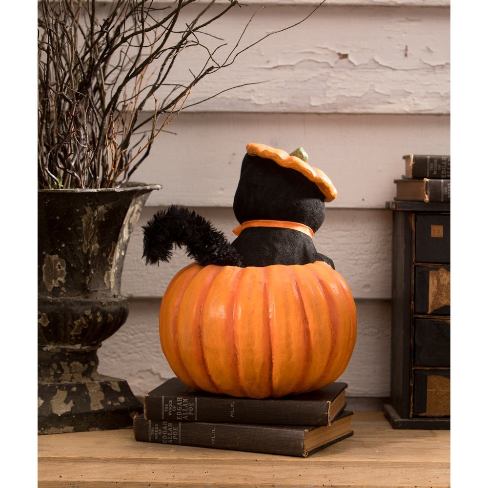 Bethany Lowe Halloween Kitty Cat in Jack TJ3305 - The Primitive Pineapple Collection