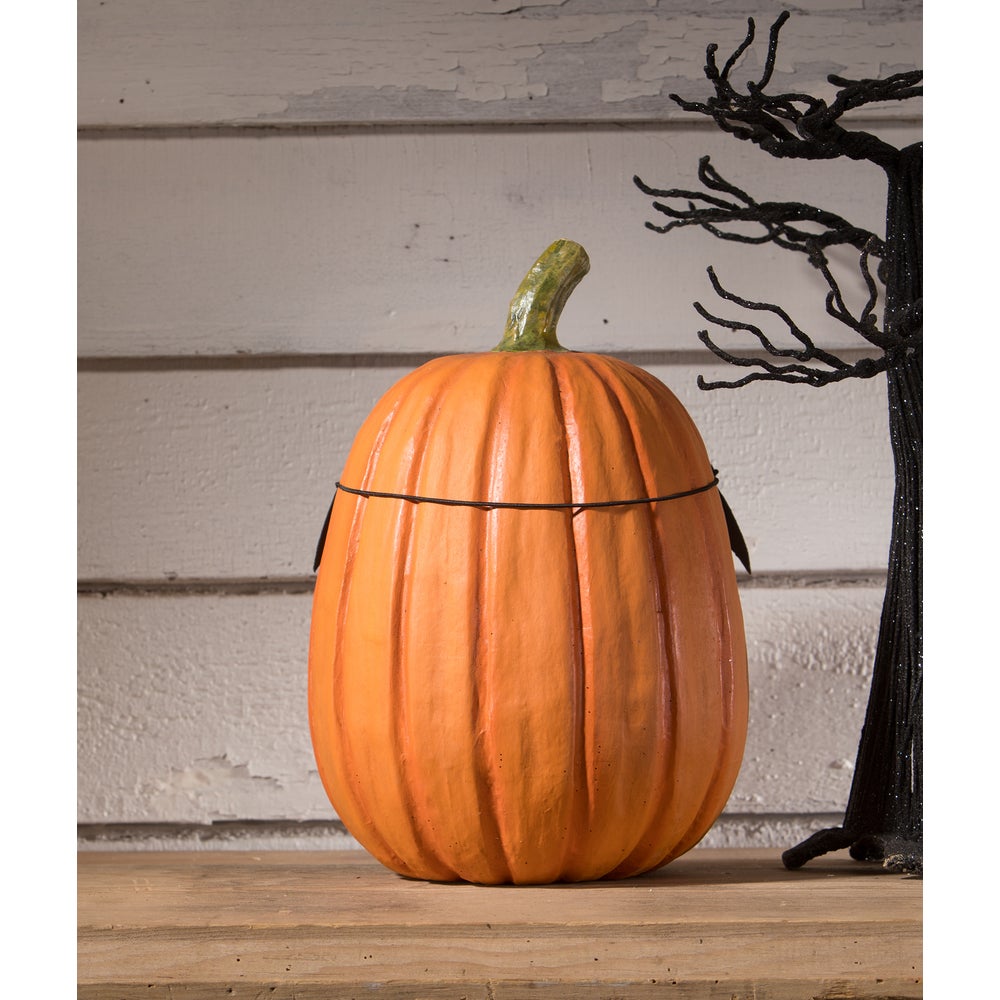 Bethany Lowe Halloween Bat Masquerade Pumpkin TJ3306 - The Primitive Pineapple Collection