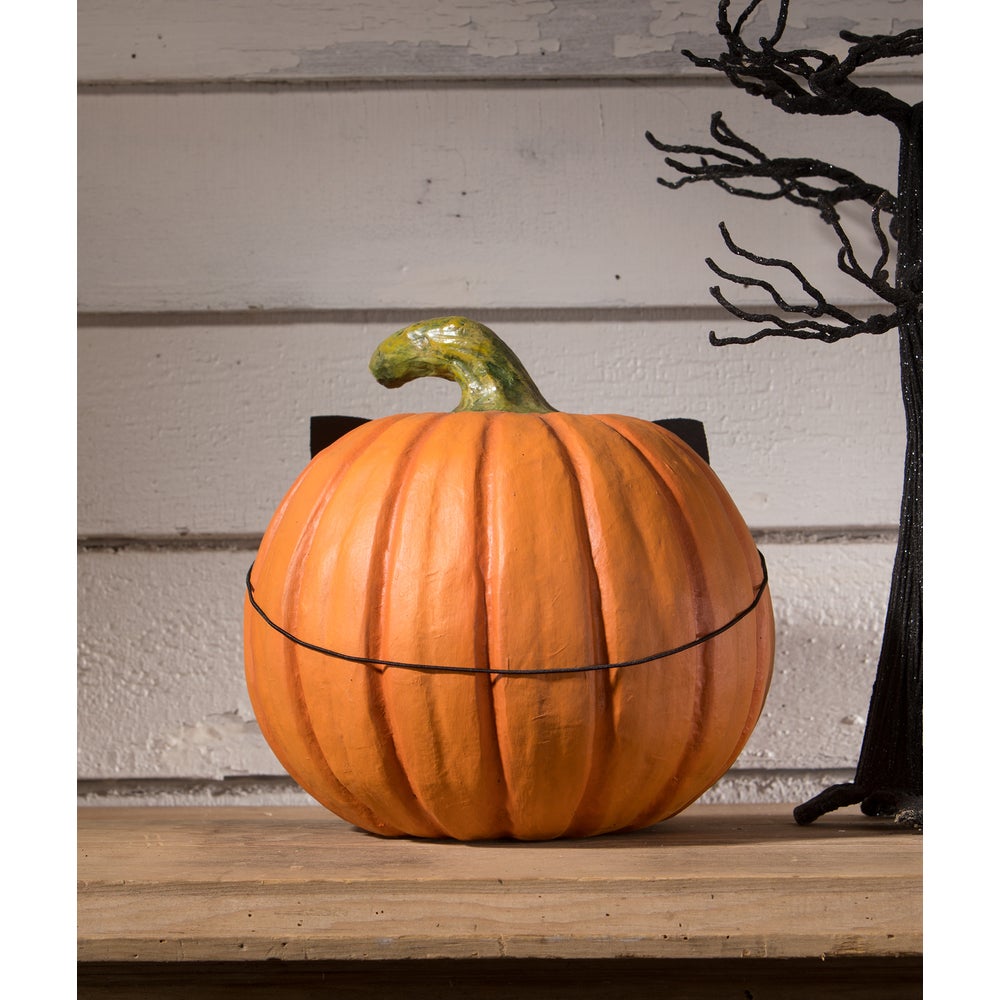 Bethany Lowe Halloween Cat Masquerade Pumpkin TJ3307 - The Primitive Pineapple Collection