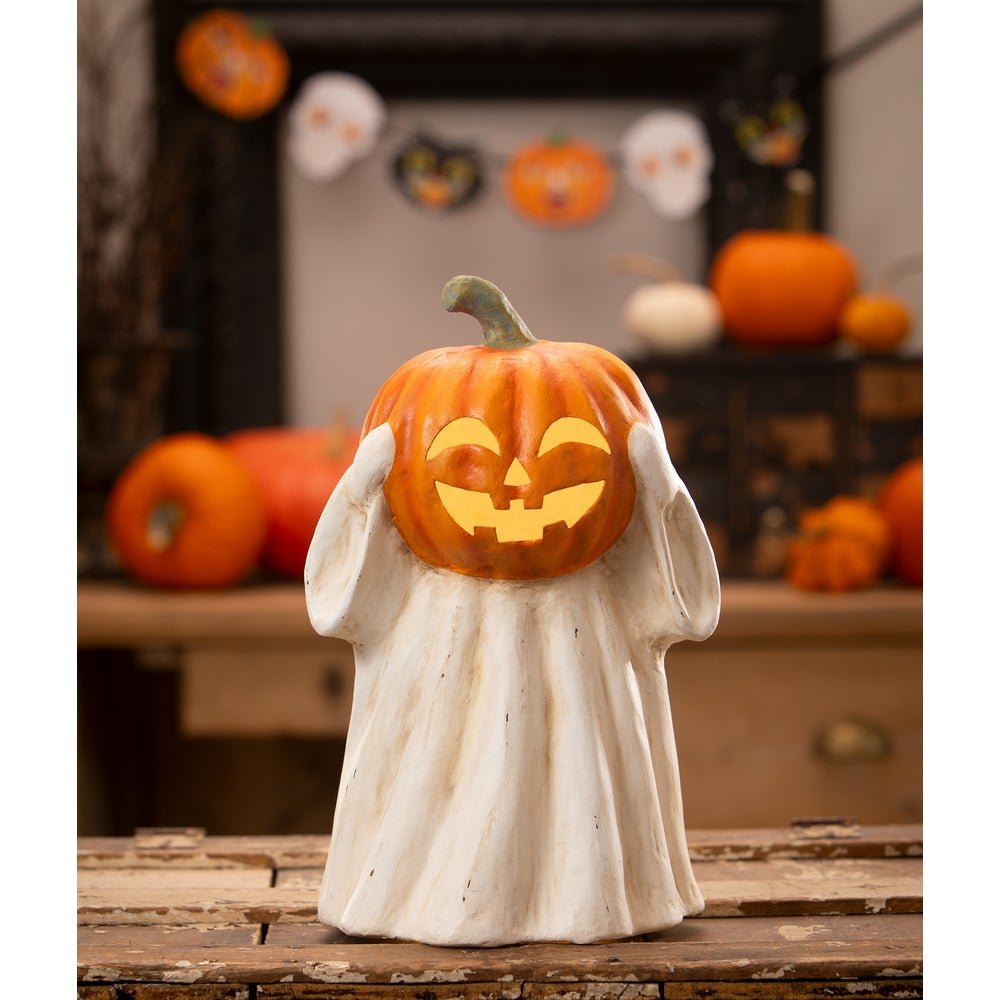 Bethany Lowe Halloween Ghost Jack O&