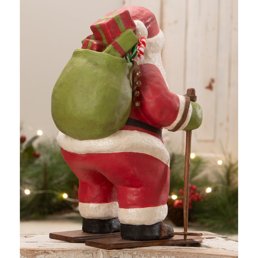 Bethany Lowe Christmas Santa Delivery on Ski&