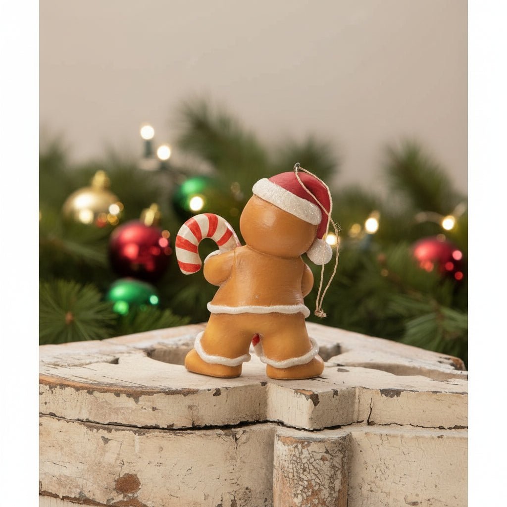 Bethany Lowe Christmas Gingerbread George Ornament TJ4318 - The Primitive Pineapple Collection