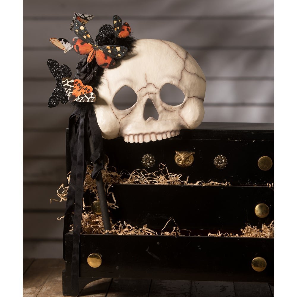 Bethany Lowe Halloween Moth Masquerade Mask TL2356 - The Primitive Pineapple Collection