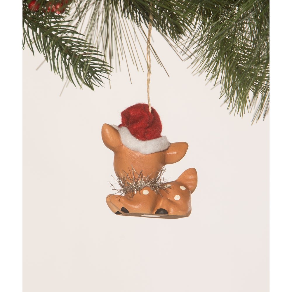 Bethany Lowe Christmas Retro Little Brown Deer Ornament TL2374 - The Primitive Pineapple Collection