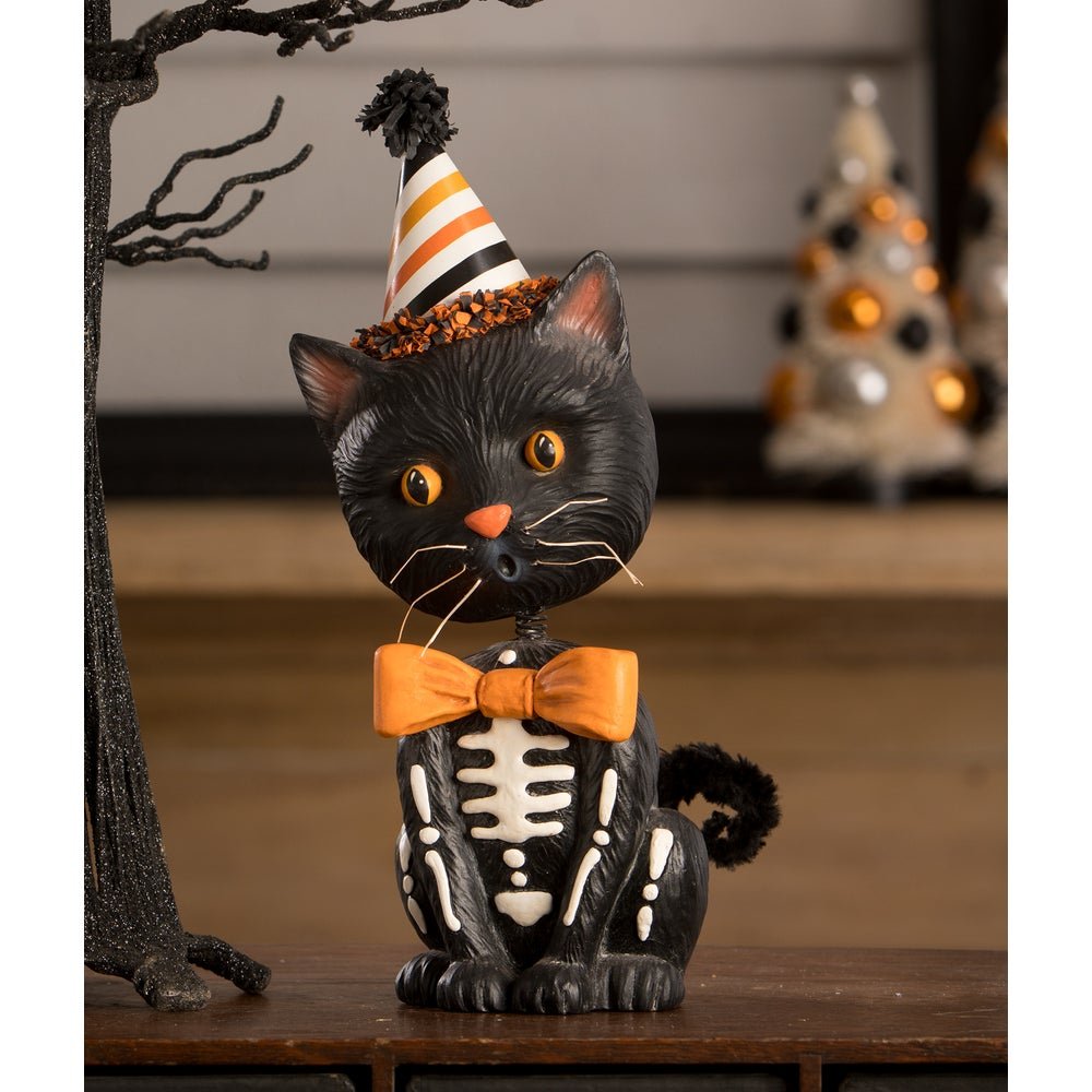 Bethany Lowe Halloween Sourpuss Bobble Head TL3358 - The Primitive Pineapple Collection