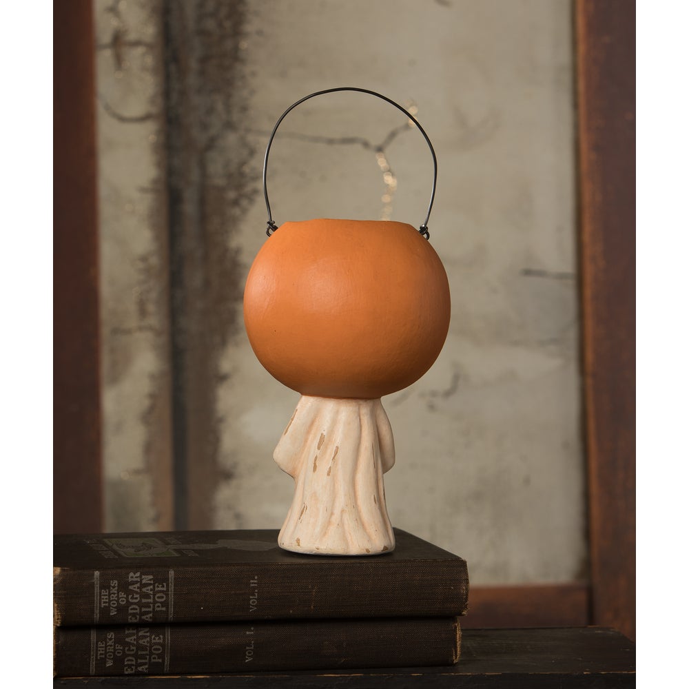 Bethany Lowe Halloween Vintage Scared Pumpkin Ghost TL3360 - The Primitive Pineapple Collection