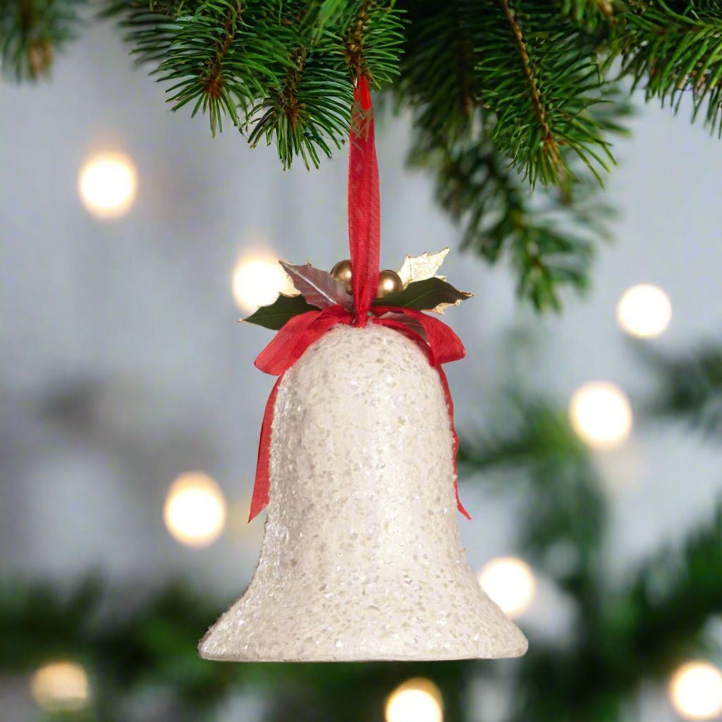 Bethany Lowe Christmas Kitschmas Santa in Bell TL4376 - The Primitive Pineapple Collection