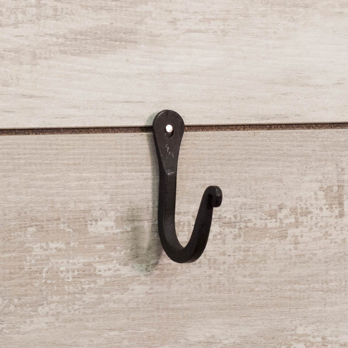 Primitive Black Iron 2.5” Church Hook - The Primitive Pineapple Collection