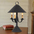 Primitive Colonial Tin Walker House Lamp Black 21" - The Primitive Pineapple Collection