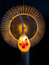 Spring Easter Whimsical Hand - dipped Spring White Butterfly Bulb - The Primitive Pineapple Collection