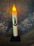 Primitive Handcrafted 7" Witches Hat Battery Led Timer Taper Candle - The Primitive Pineapple Collection
